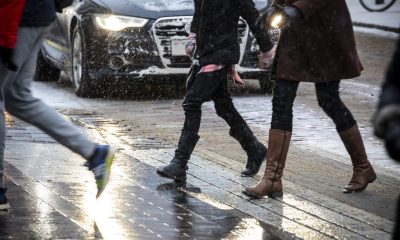 Jalankulkijan henki oli senteistä kiinni