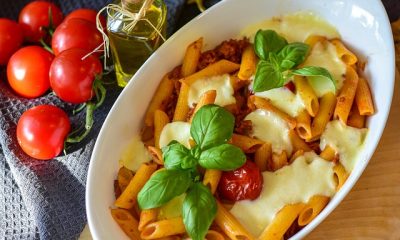 Herkullinen caponata pasta on kasvispasta arkeen