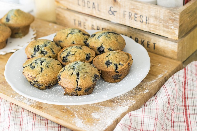 Helpot ja herkulliset banaani-mustikka muffinssit tällä ohjeella